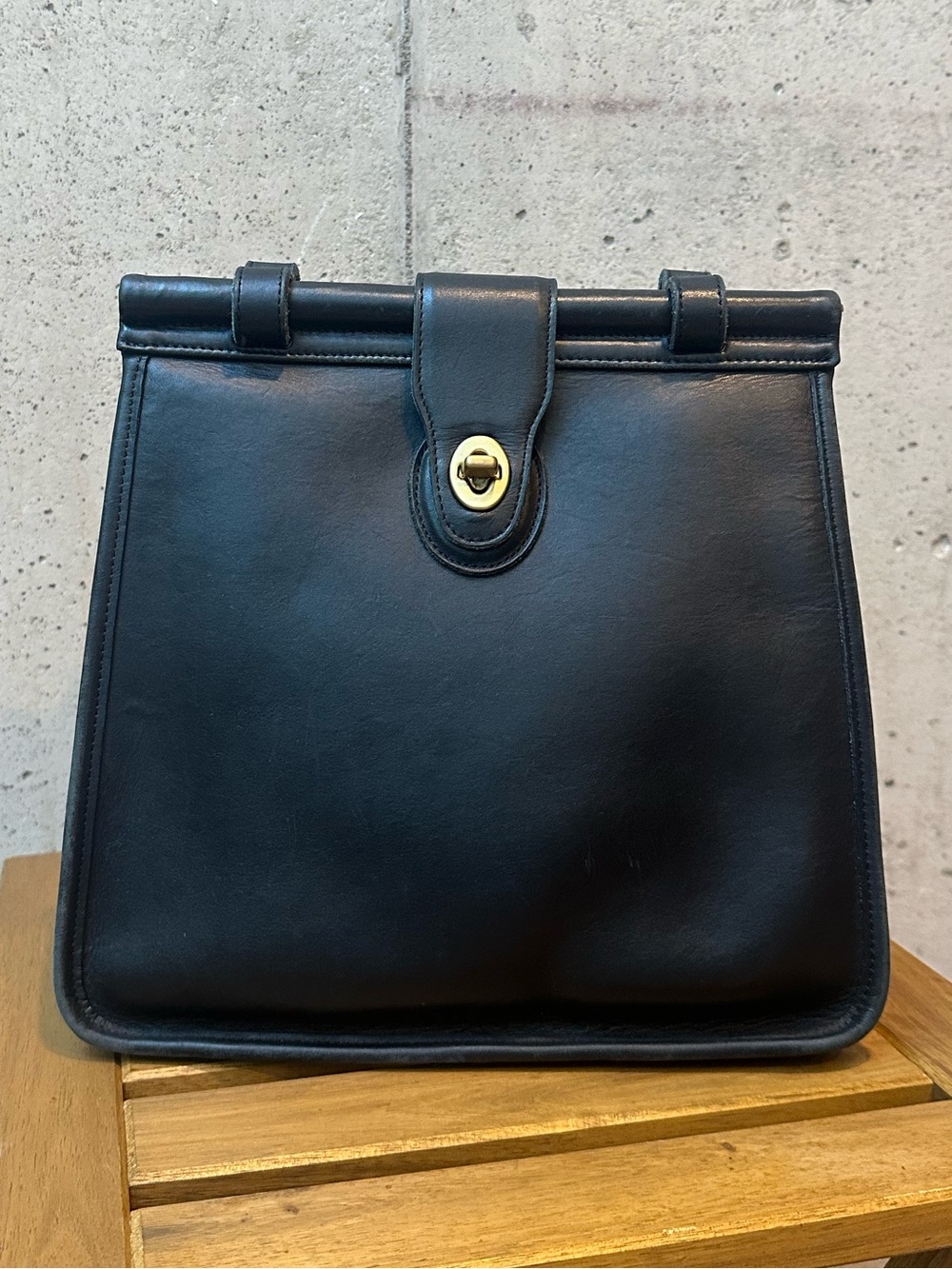 Vintage Coach Weston Shopper Tote in Black